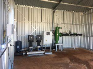 Pump set filtration Drip Irrigation for Avocados